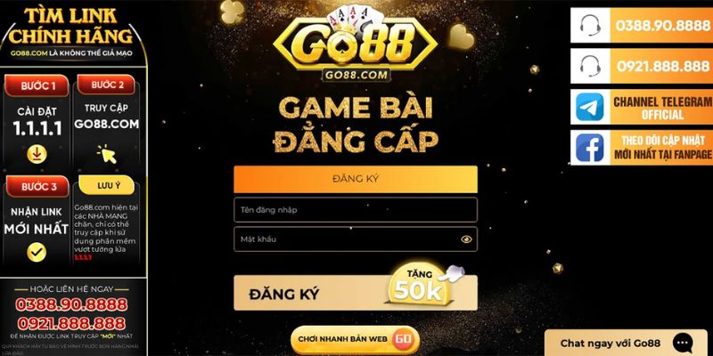 Hướng dẫn quy trình tham gia đặt cược game bài đổi thưởng Go88